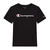Champion Big Kid Boys Crew Neck Short Sleeve Regular Fit Graphic T-Shirt