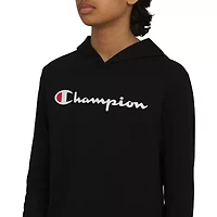 Champion Big Kid Boys Hooded Long Sleeve Regular Fit Graphic T-Shirt