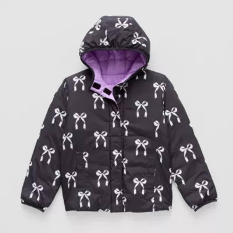 Thereabouts Little & Big Kid Girls Adaptive Easy-on + Easy-off Heavyweight Puffer Jacket
