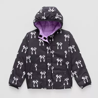 Thereabouts Little & Big Kid Girls Adaptive Easy-on + Easy-off Heavyweight Puffer Jacket