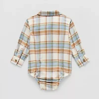 Okie Dokie Baby Boys Long Sleeve Bodysuit