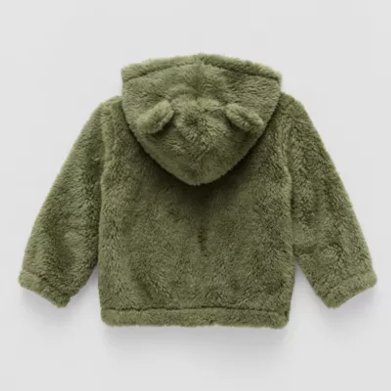 Okie Dokie Sherpa Baby Boys Midweight Jacket