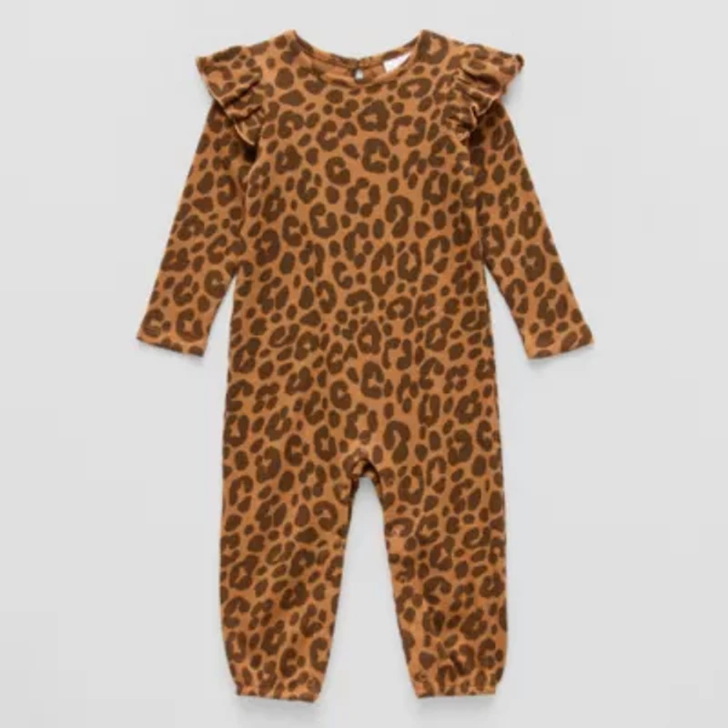 Okie Dokie Baby Girls Long Sleeve Jumpsuit