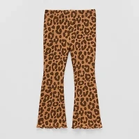 Okie Dokie Toddler & Little Girls Knit Flare Full Length Leggings