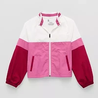 Xersion Little & Big Kid Girls Water Resistant Lightweight Anorak