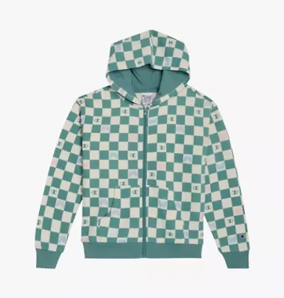 Champion Big Kid Girls Long Sleeve Fleece Zipper Active Hoodie