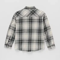 Thereabouts Little & Big Kid Boys Long Sleeve Regular Fit Flannel Shirt