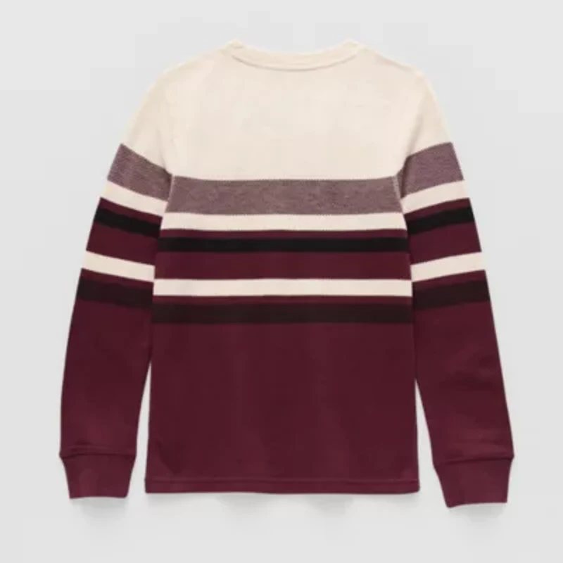 Thereabouts Little & Big Kid Boys Crew Neck Long Sleeve Regular Fit Thermal Top