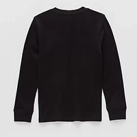 Thereabouts Little & Big Kid Boys Henley Neck Long Sleeve Regular Fit Thermal Top