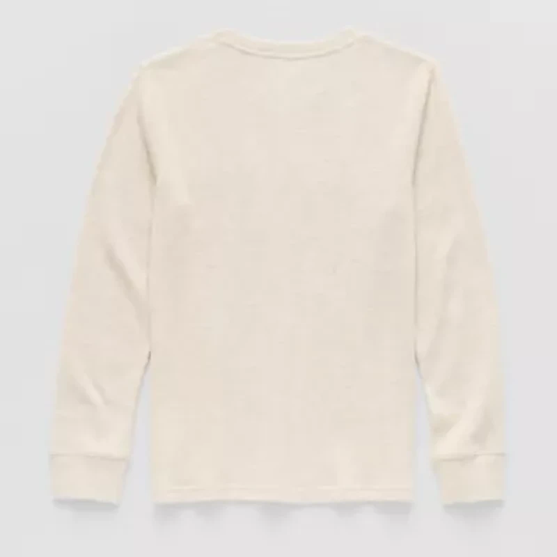 Thereabouts Little & Big Kid Boys Henley Neck Long Sleeve Regular Fit Thermal Top