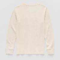 Thereabouts Little & Big Kid Boys Henley Neck Long Sleeve Regular Fit Thermal Top