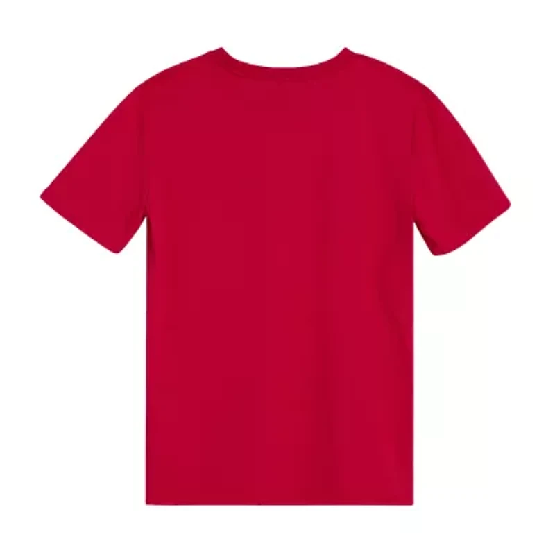 Champion Big Kid Boys Crew Neck Short Sleeve Classic Fit Graphic T-Shirt