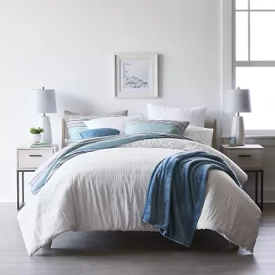 Home Expressions Crinkle Texture Comforter Set
