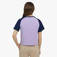 Champion Big Kid Girls Crew Neck Short Sleeve Loose Fit Graphic T-Shirt