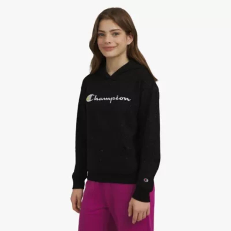 Champion Big Kid Girls Long Sleeve Fleece Active Hoodie