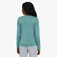 Champion Big Kid Girls Crew Neck Long Sleeve T-Shirt