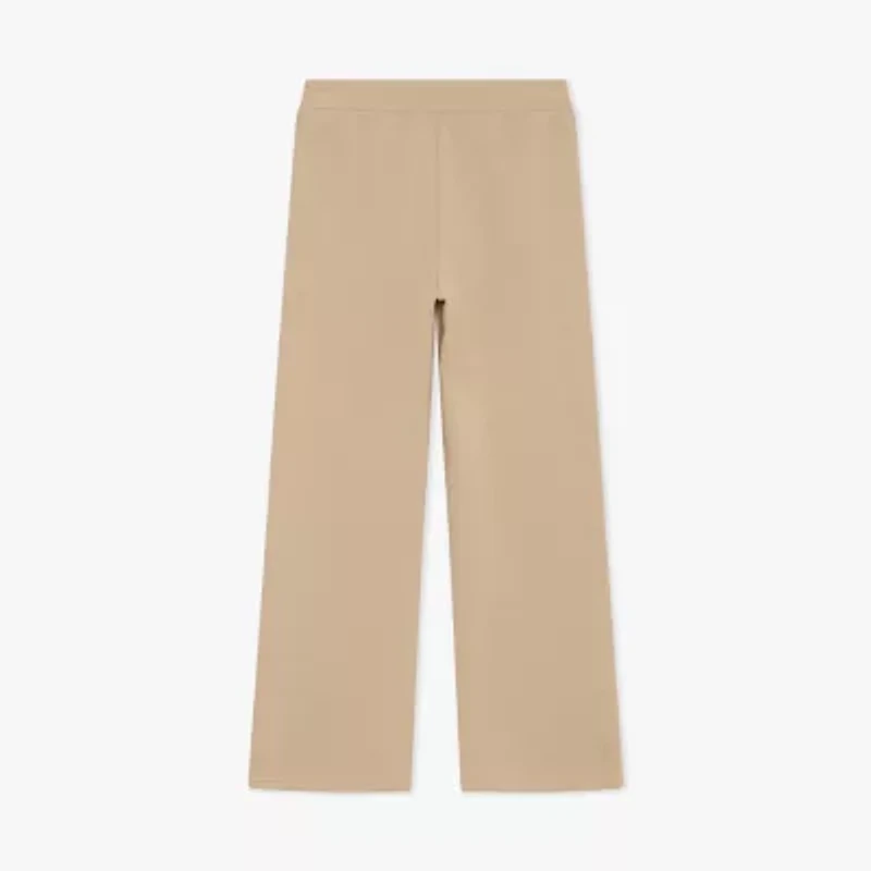 Champion Big Kid Girls Mid Rise Wide Leg Regular Fit Fleece Pull-On Pant