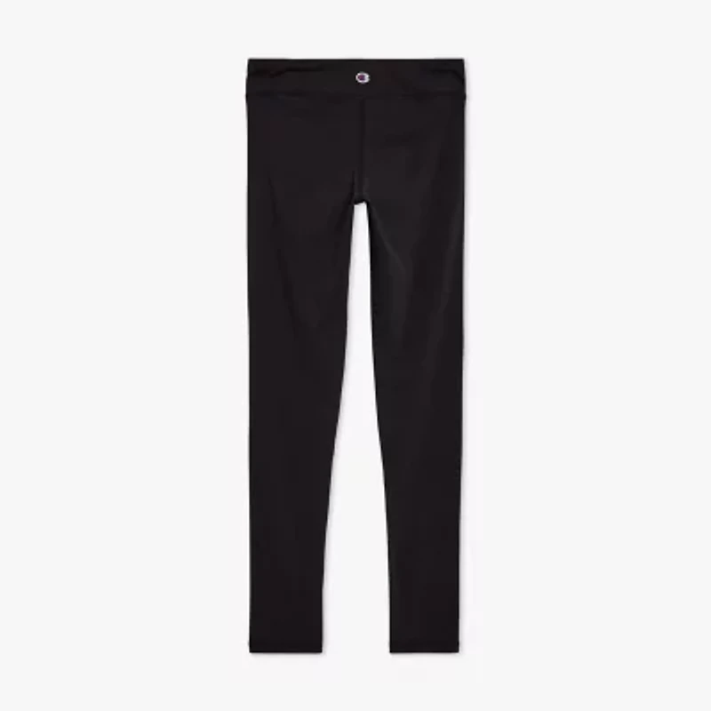 Champion Big Kid Girls Mid Rise Active Full Length Leggings