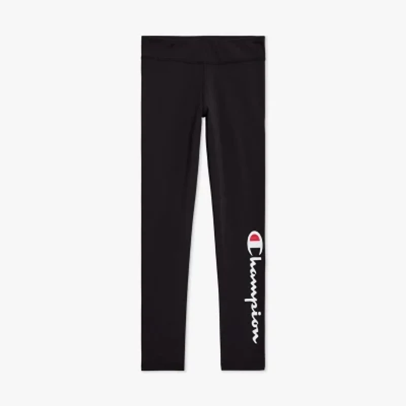 Champion Big Kid Girls Mid Rise Active Full Length Leggings