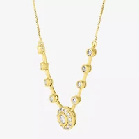 Womens 1/2 CT. T.W. Lab Grown White Diamond 10K Gold 18 Inch Pendant Necklace