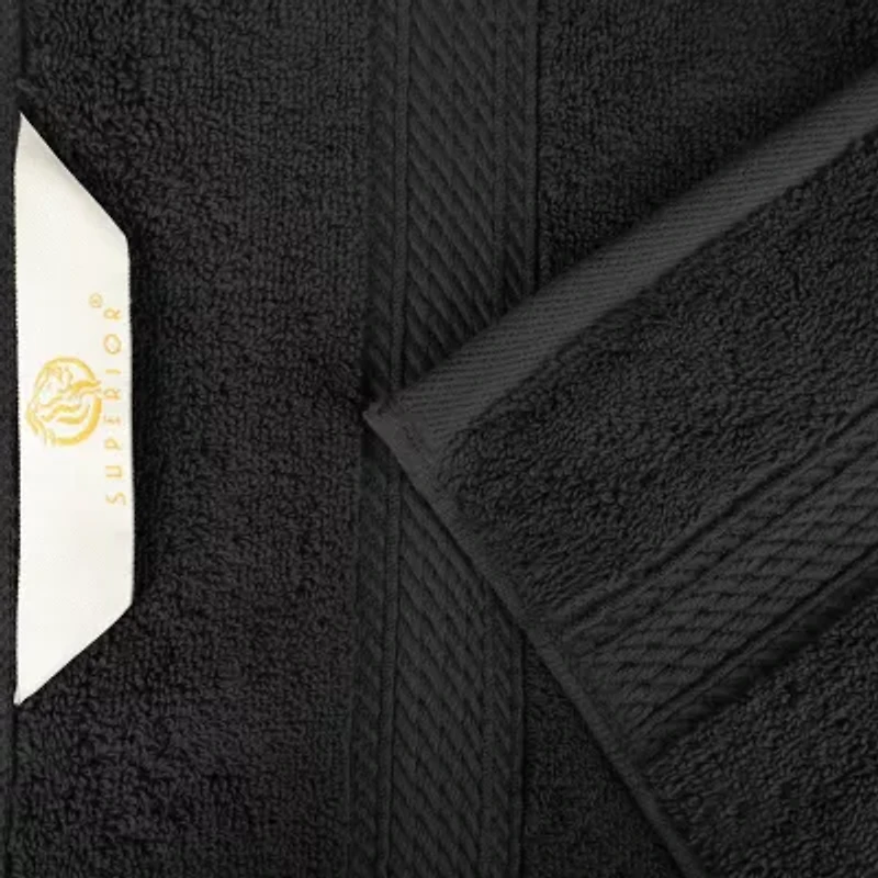 SUPERIOR® Madeline Collection | Plush Egyptian Cotton 8-pc. Quick Dry Solid Bath Towel Set