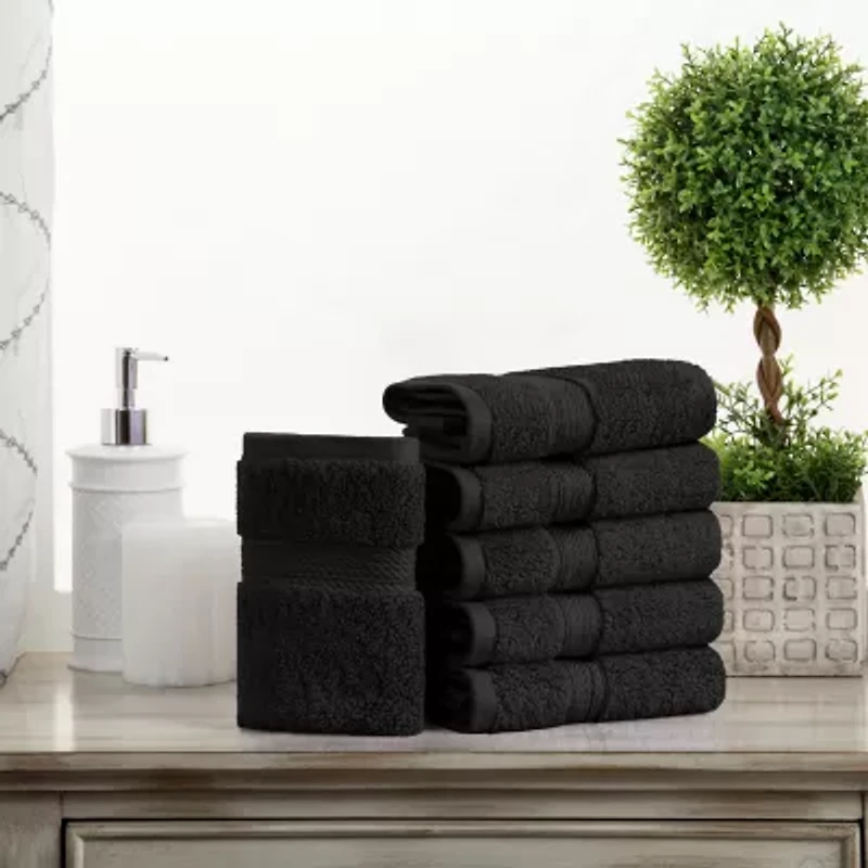 SUPERIOR® Madeline Collection | Plush Egyptian Cotton 6-pc. Quick Dry Washcloth