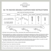 Exclusive Home Curtains Crystal Ball/Topper Double Curtain Rod