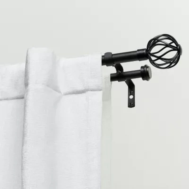 Exclusive Home Curtains Ogee/Topper Double Curtain Rod