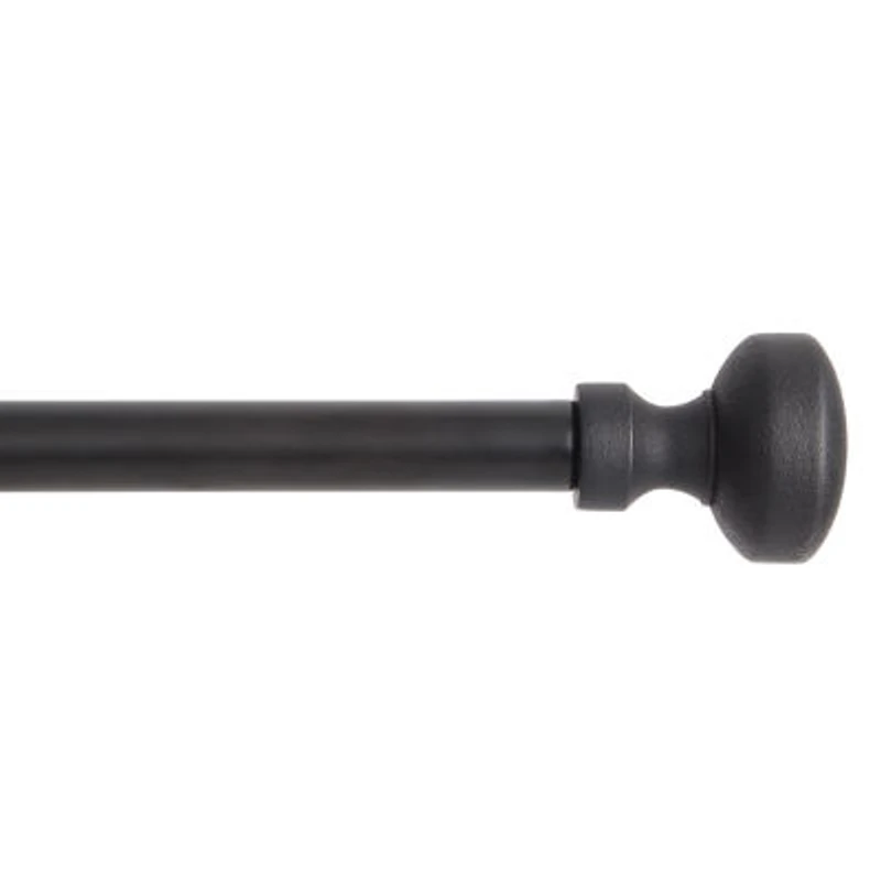 Town And Country Modern Rounded Cap 1 Adjustable Curtain Rod