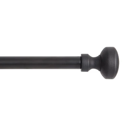 Town And Country Modern Rounded Cap 1 Adjustable Curtain Rod