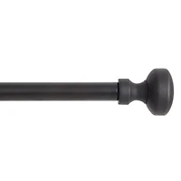 Town And Country Modern Rounded Cap 1 Adjustable Curtain Rod