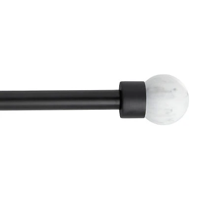 Town And Country Marbled Sphere 1 Adjustable Curtain Rod