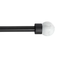 Town And Country Marbled Sphere 1 Adjustable Curtain Rod