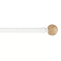 Exclusive Home Curtains Rope Knots 1 IN Adjustable Curtain Rod