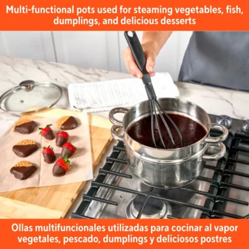 IMUSA Stainless Steel 3 Qt Double Boiler