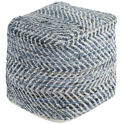 Signature Design by Ashley® Chevron Pouf Ottoman