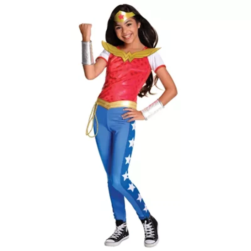 Little & Big Kid Girls Deluxe DC Comics Wonder Woman 5-pc. Costume