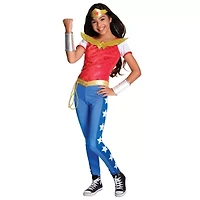 Little & Big Kid Girls Deluxe DC Comics Wonder Woman 5-pc. Costume