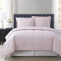 Truly Soft Everyday Reversible Midweight Hypoallergenic Comforter Set
