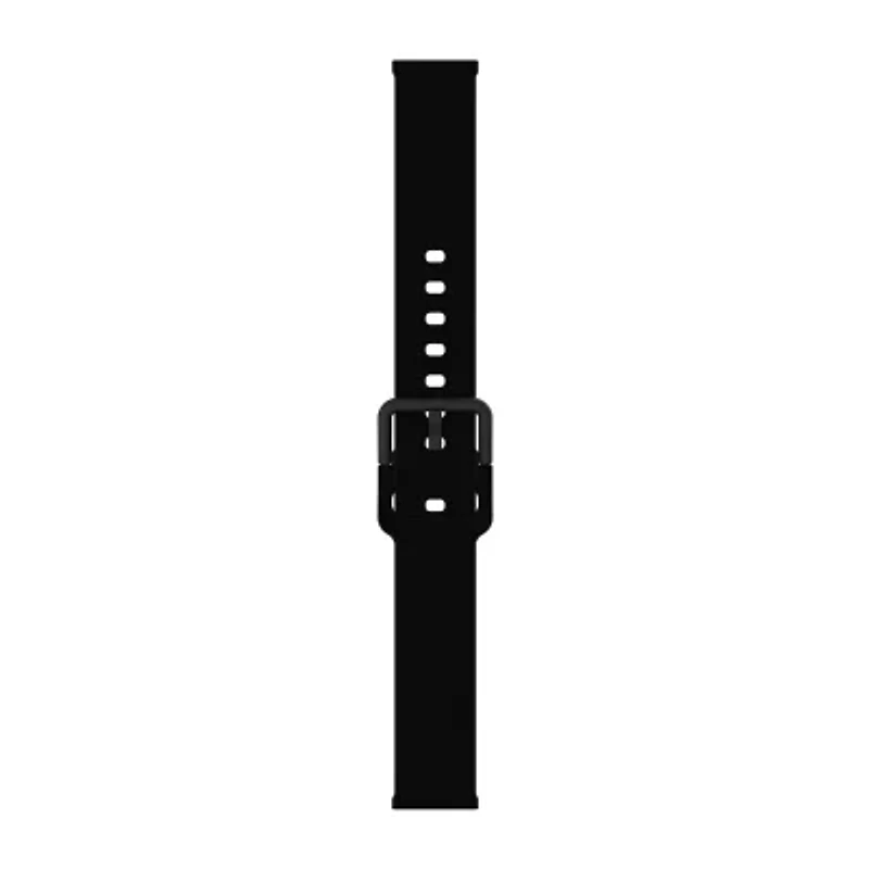 Itouch Air 3 44mm Extra Interchangeable Strap Unisex Adult Black Watch Band Ita3strrub44-003