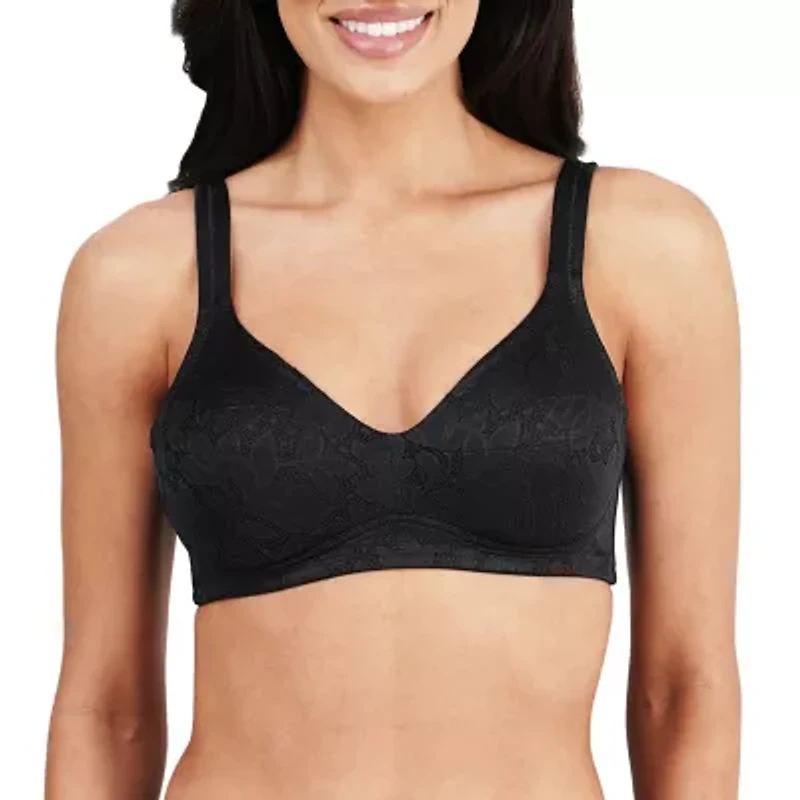 Dominique Jolie Wireless Jacquard Minimizer Bra - 6018