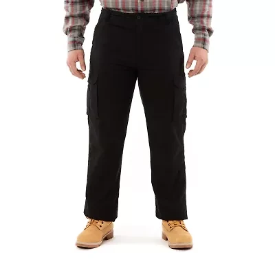 Smiths Workwear Fleece Lined Mens Stretch Fabric Relaxed Fit Cargo Pant