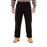 Smiths Workwear Fleece Lined Mens Stretch Fabric Relaxed Fit Cargo Pant