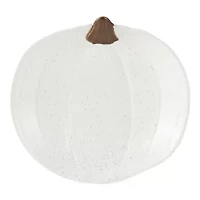 Linden Street Amber Glow Harvest Pumpkin Stoneware Salad Plate