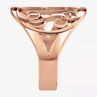 Personalized 18mm Vine Monogram Ring