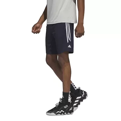adidas Mens Mid Rise 9" Basketball Short