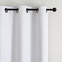 Max Blackout Emerson Solid Grommet Top 100% Single Curtain Panel