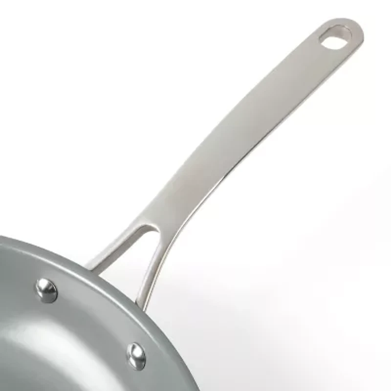 Martha Stewart Stainless Steel Ceramic Non-Stick 2-pc. Frying Pan Set