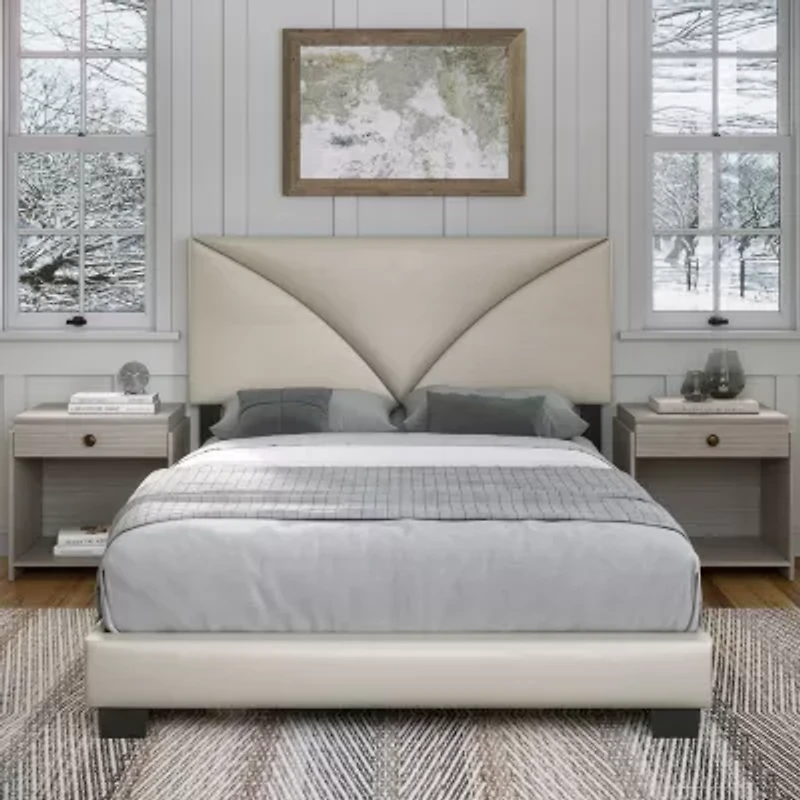 Cornerstone Upholstered Platform Bed