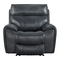 Topaz Living Room Collection Curved Slope-Arm Recliner